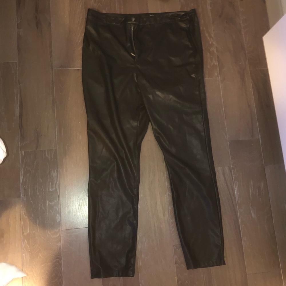 Topshop tight leather pants